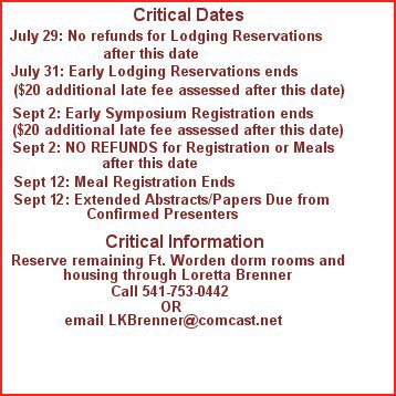 Registration Critical Dates